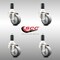 Service Caster 3 Inch 316SS Thermoplastic Rubber Swivel 1-3/8 Inch Expanding Stem Caster Set SCC-SS316EX20S314-TPRB-138-4 - alternate 5